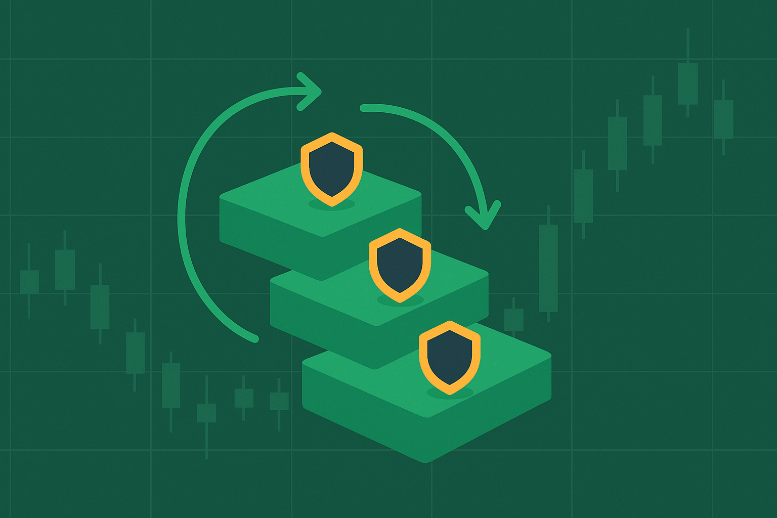 Advanced put selling tactics showing layered strikes and rolling strategies in WSY green palette