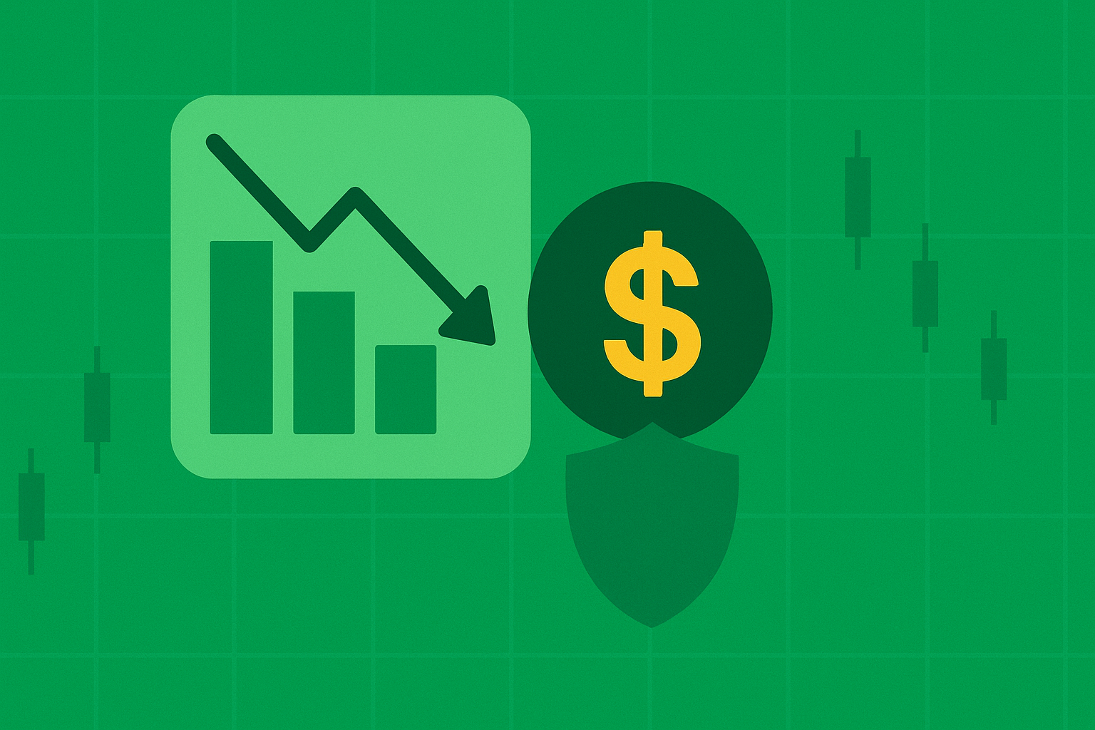 Minimalist illustration showing the mechanical flow of a cash-secured put with gears and arrows in WSY green palette