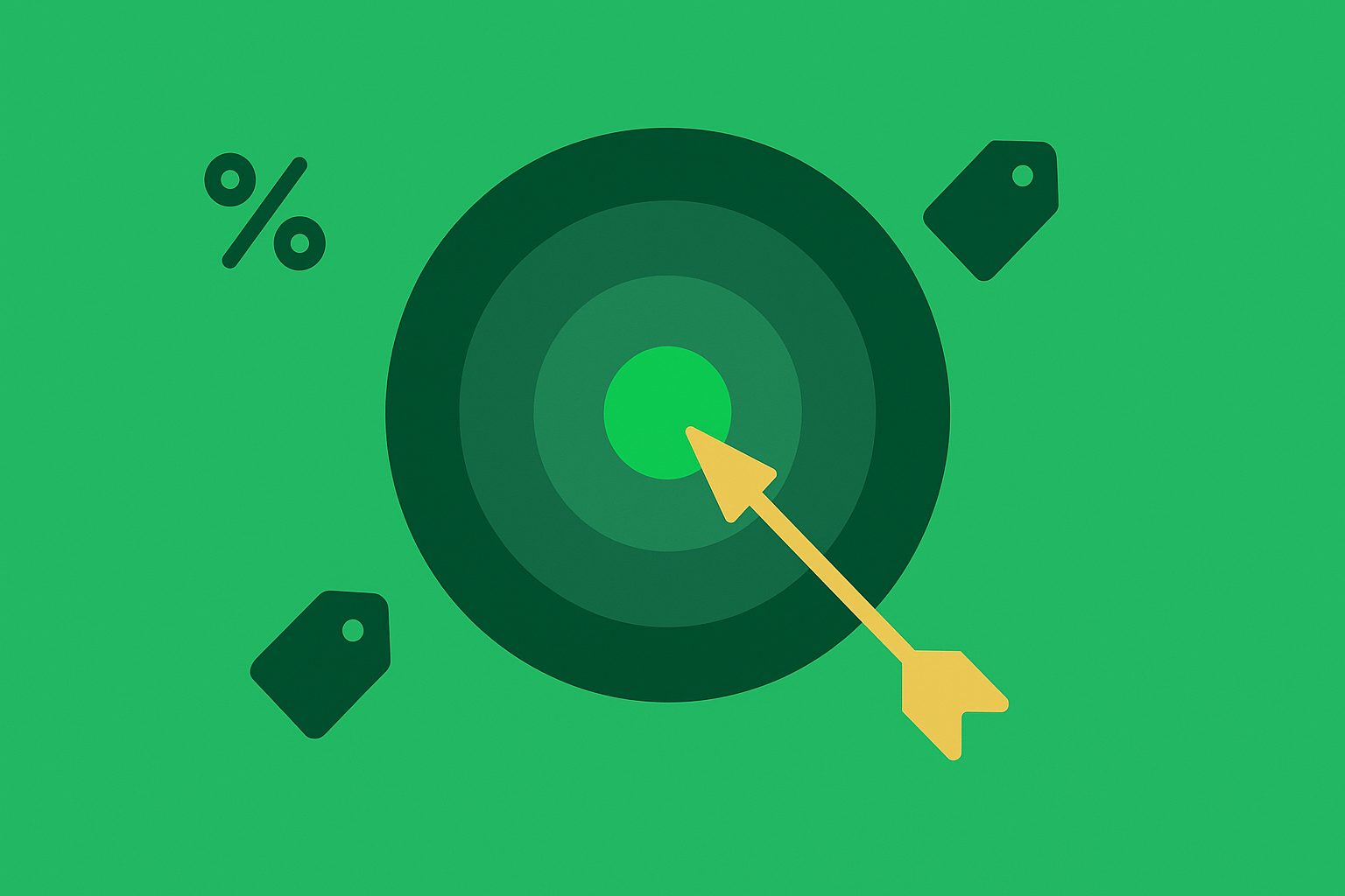 Minimalist illustration showing strike price selection targeting intrinsic value for cash-secured puts in WSY palette