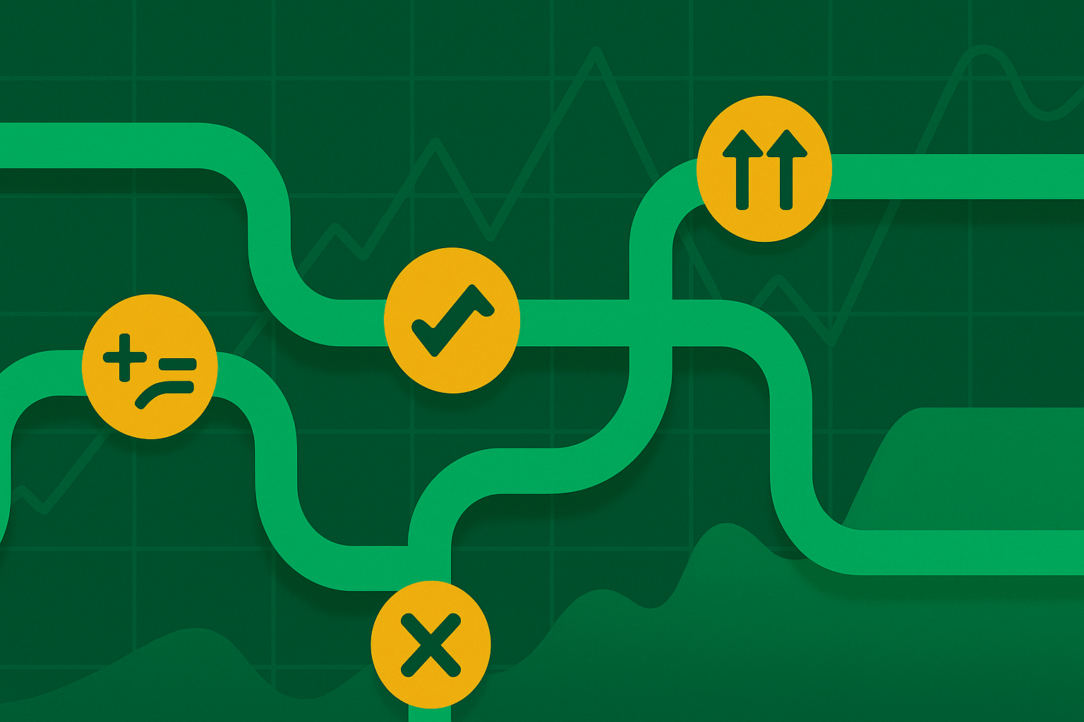 Multiple investor journey paths with decision points and outcomes illustrated in WSY green palette